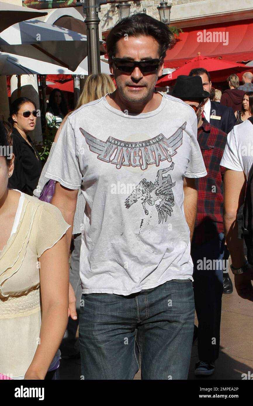 Billy Baldwin comes to the Grove to cheer his wife Chynna Phillips who performed with her pop group Wilson Phillips. Los Angeles, CA. 11/09/10. Stock Photo