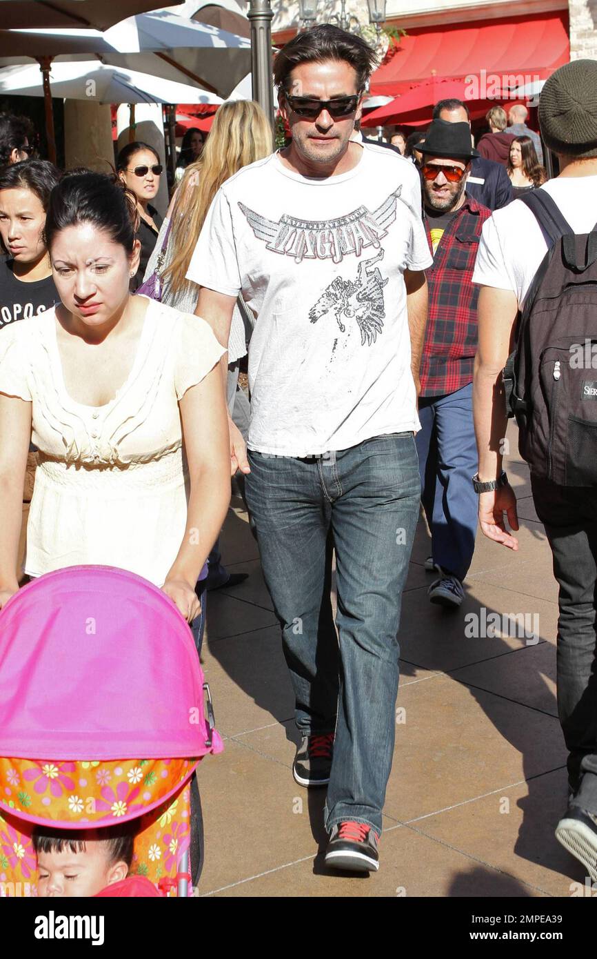 Billy Baldwin comes to the Grove to cheer his wife Chynna Phillips who performed with her pop group Wilson Phillips. Los Angeles, CA. 11/09/10. Stock Photo