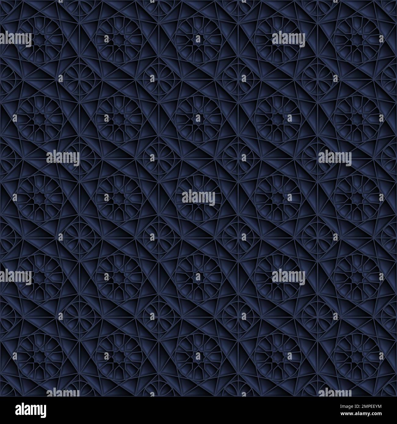 Islamic ornament seamless pattern, vector illustration Stock Vector ...