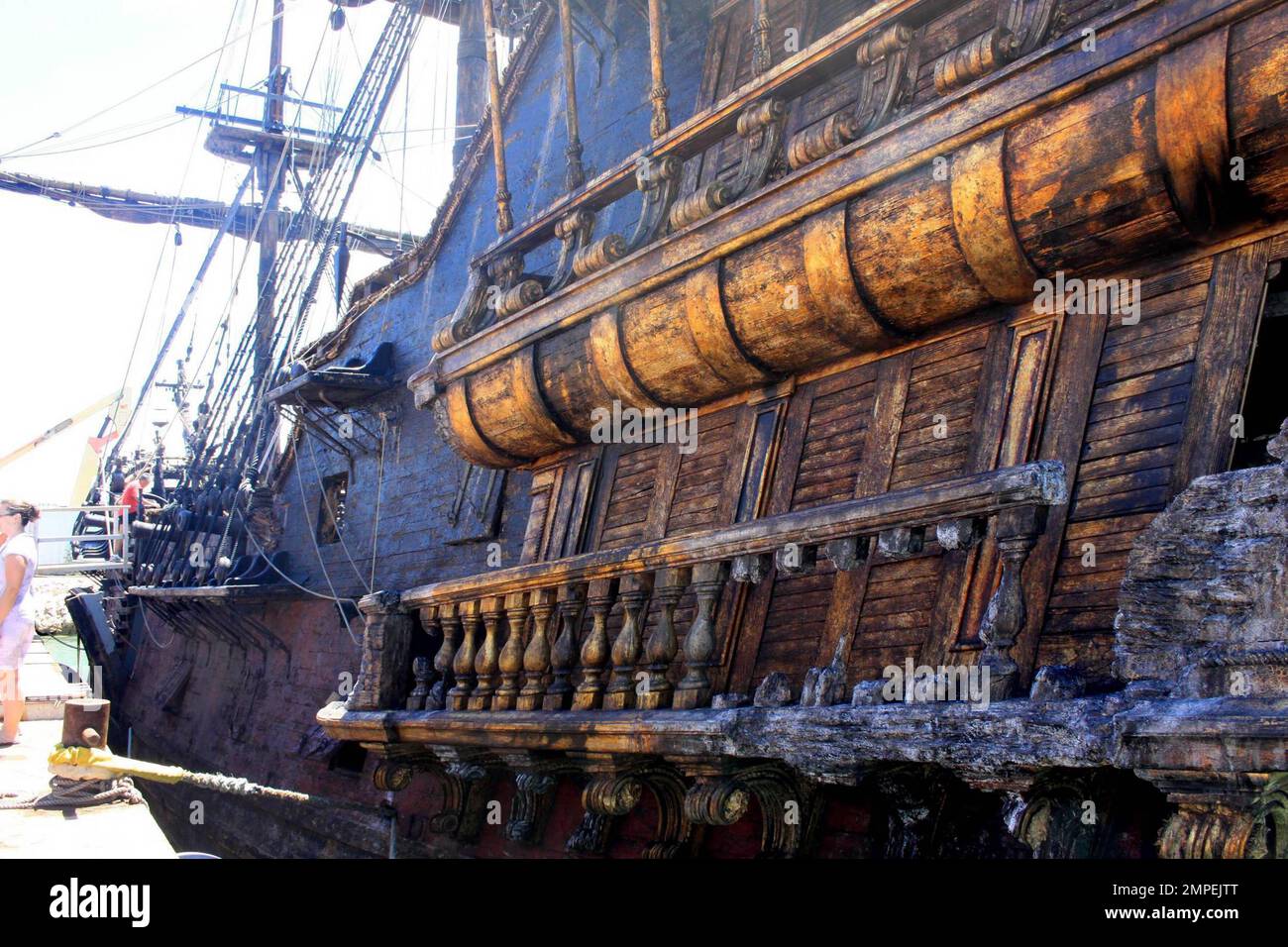 The Black Pearl, Captain Jack Sparrow's ship in the film series "Pirates Of  The Caribbean" has been overhauled and renamed for the latest film "Pirates  of the Caribbean: On Stranger Tides." The