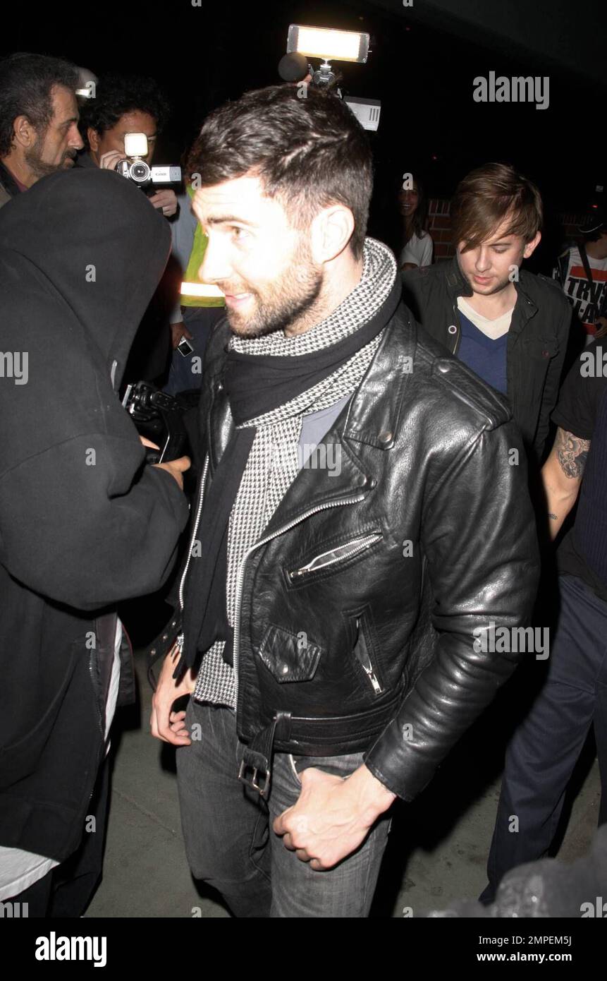 Maroon 5 lead singer Adam Levine attends the BlackBerry Launch