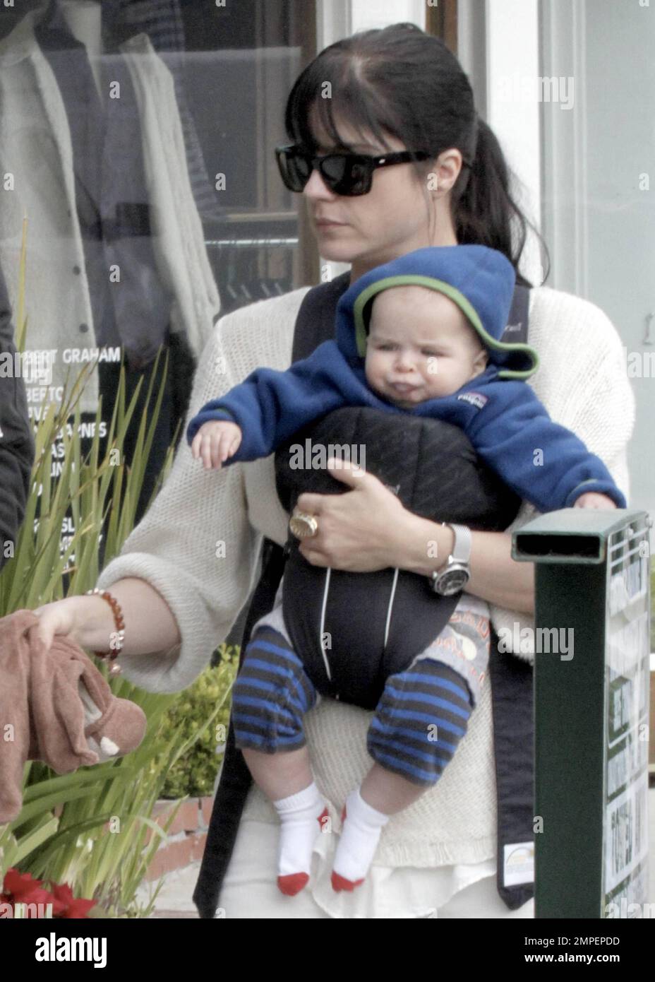 Actress Selma Blair Is Seen Carrying Her Four Month Old Son Arthur actress-selma-blair-is-seen-carrying-her-four-month-old-son-arthur