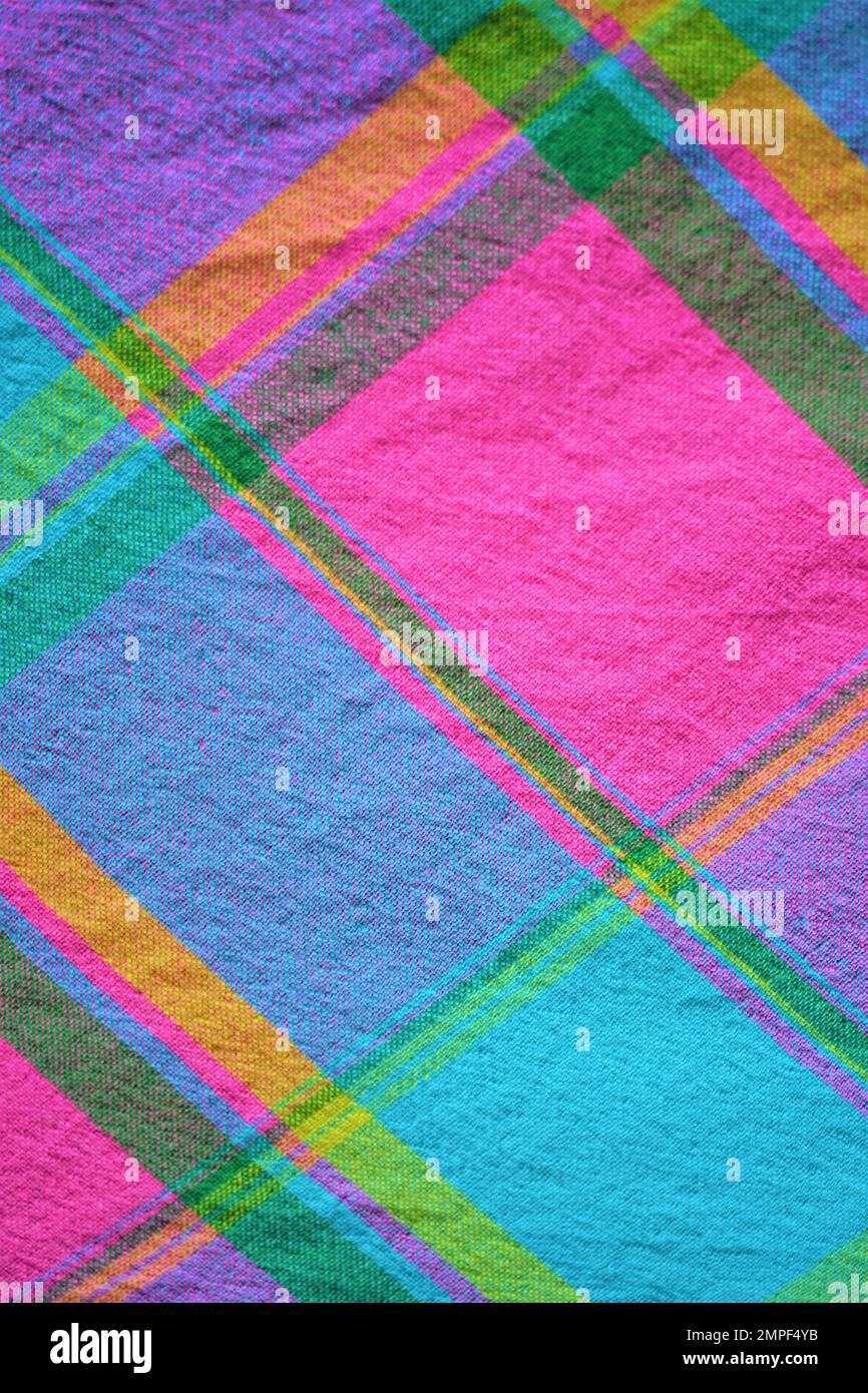 Happy linen background geometric pattern with rectangles and lines. Stock Photo