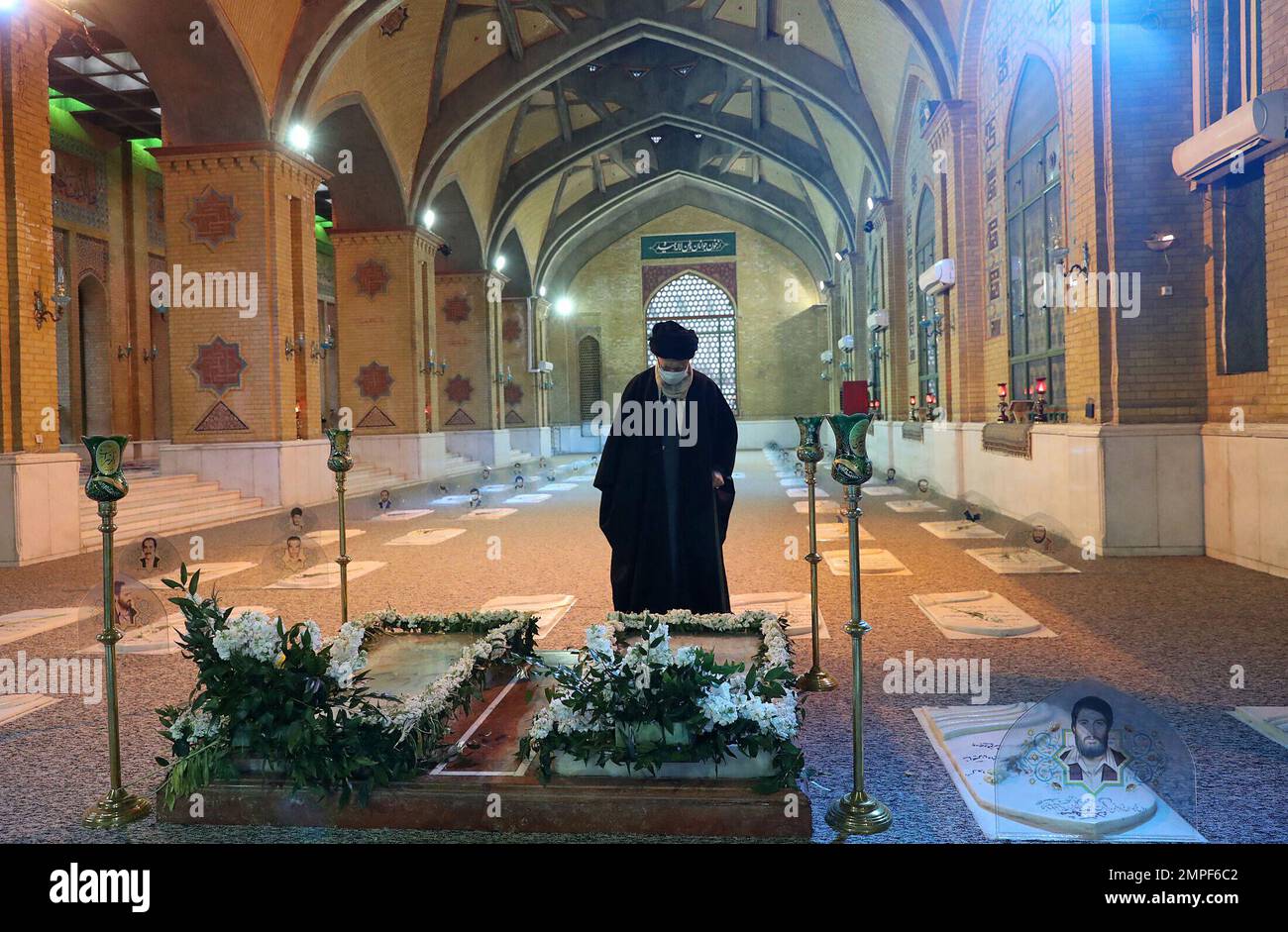 Iran's Supreme Leader Ayatollah Ali Khmenei during his visits the ...