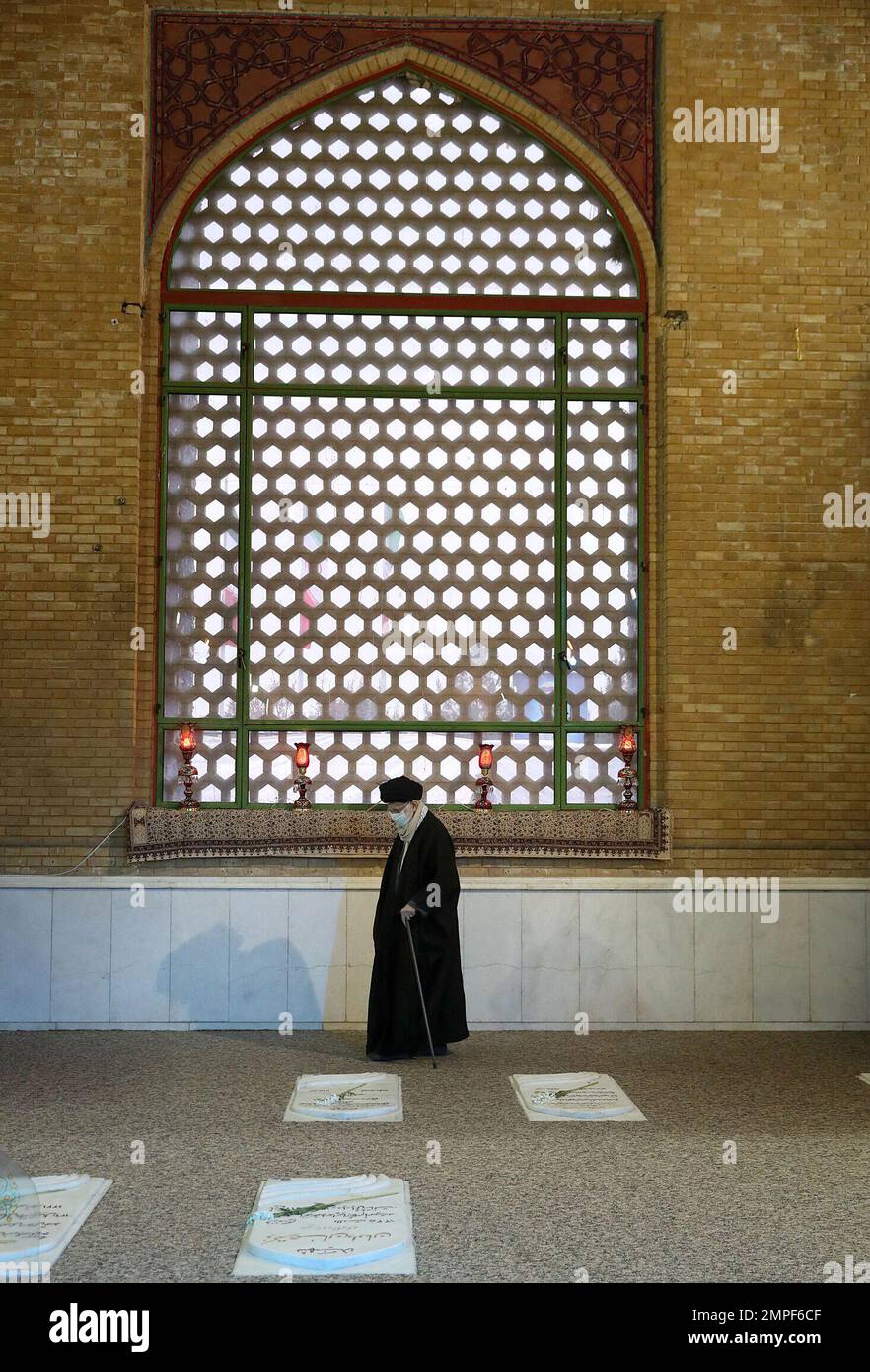 Iran's Supreme Leader Ayatollah Ali Khmenei during his visits the ...
