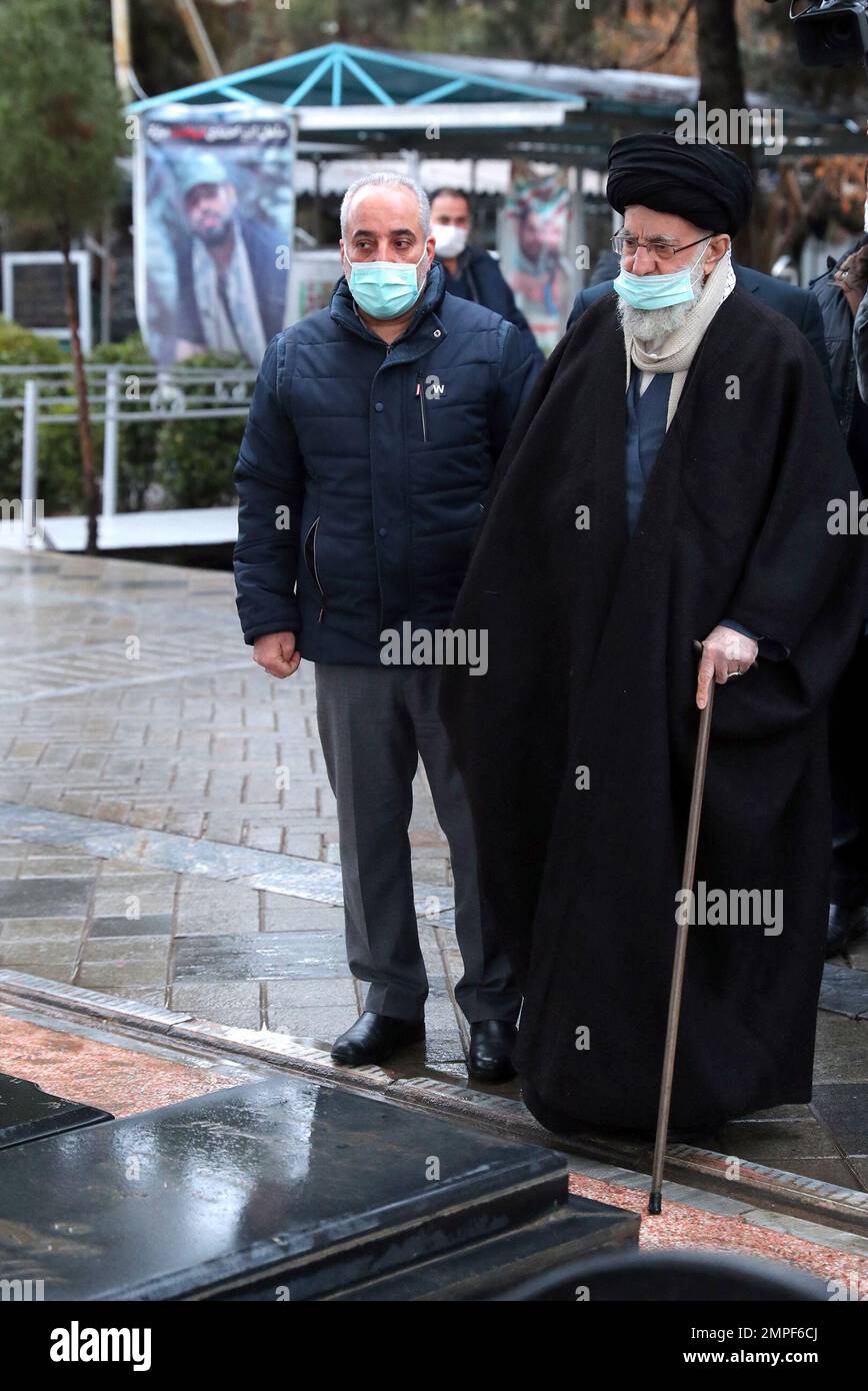 Iran's Supreme Leader Ayatollah Ali Khmenei during his visits the ...