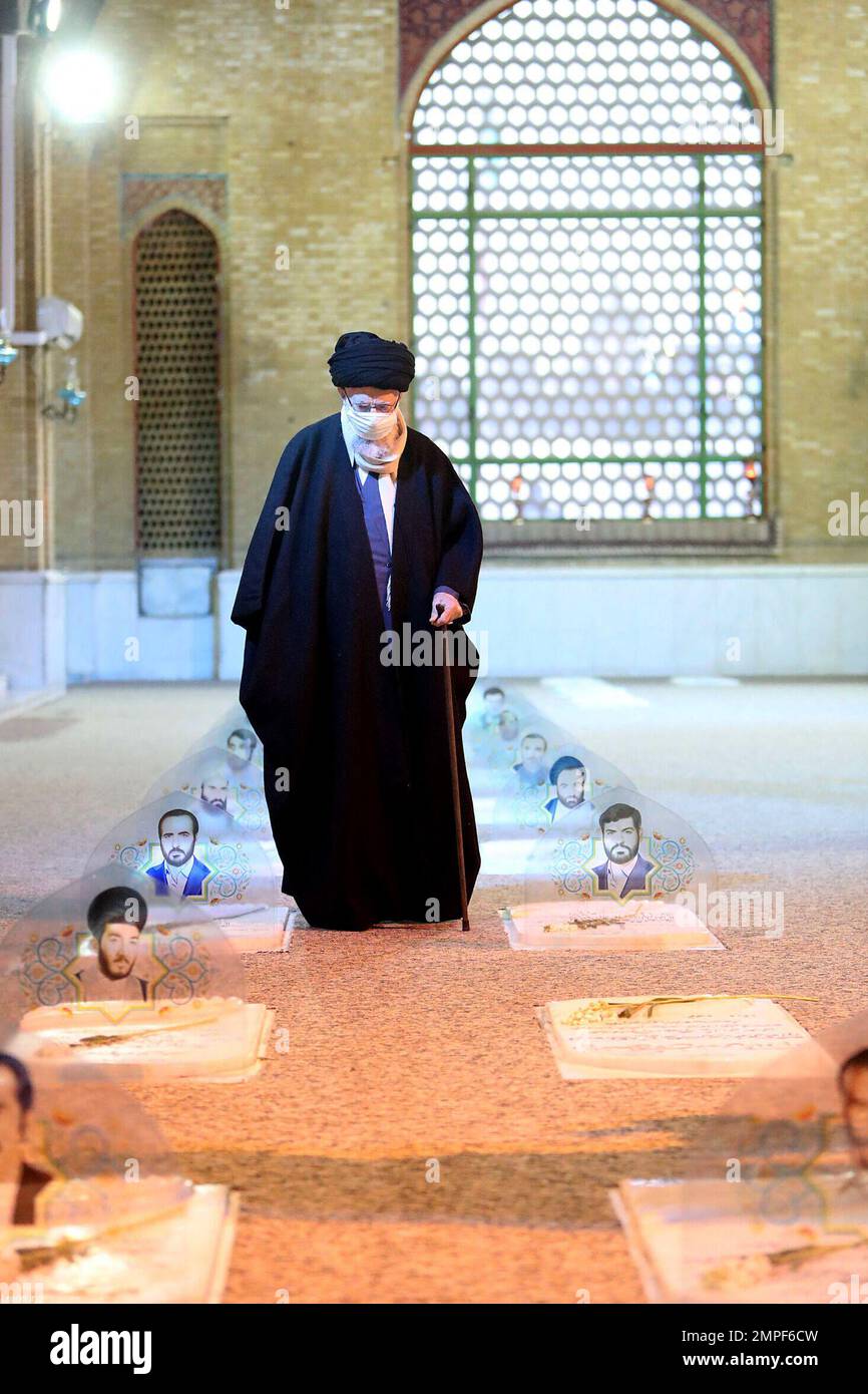 Iran's Supreme Leader Ayatollah Ali Khmenei during his visits the ...