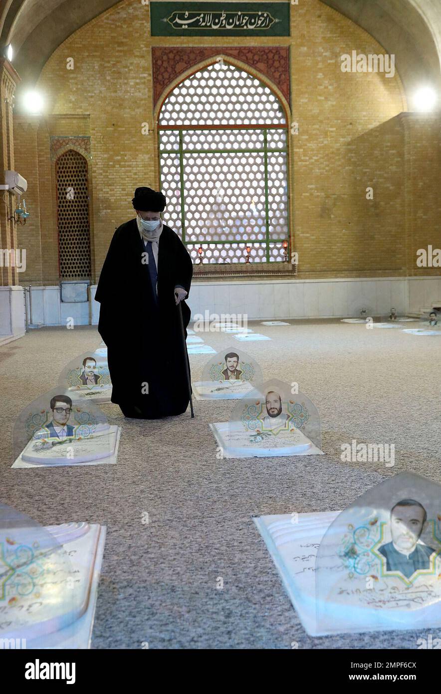 Iran's Supreme Leader Ayatollah Ali Khmenei during his visits the ...