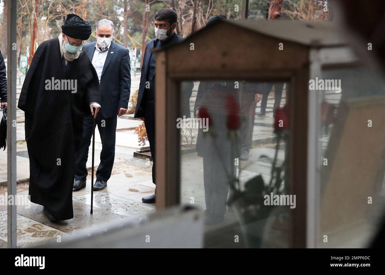 Iran's Supreme Leader Ayatollah Ali Khmenei during his visits the ...
