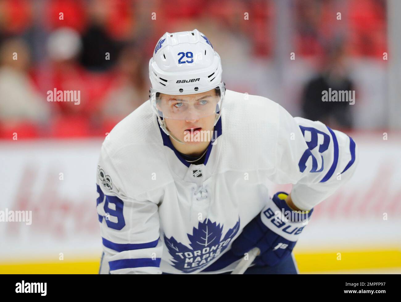 Toronto Maple Leafs Center William Nylander (29) Plays Against The ...