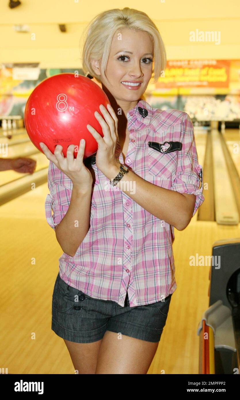 Madison Rondo Bowler Holly Madison at Suncoast Bowling Center for the ACS CAN's Second ...
