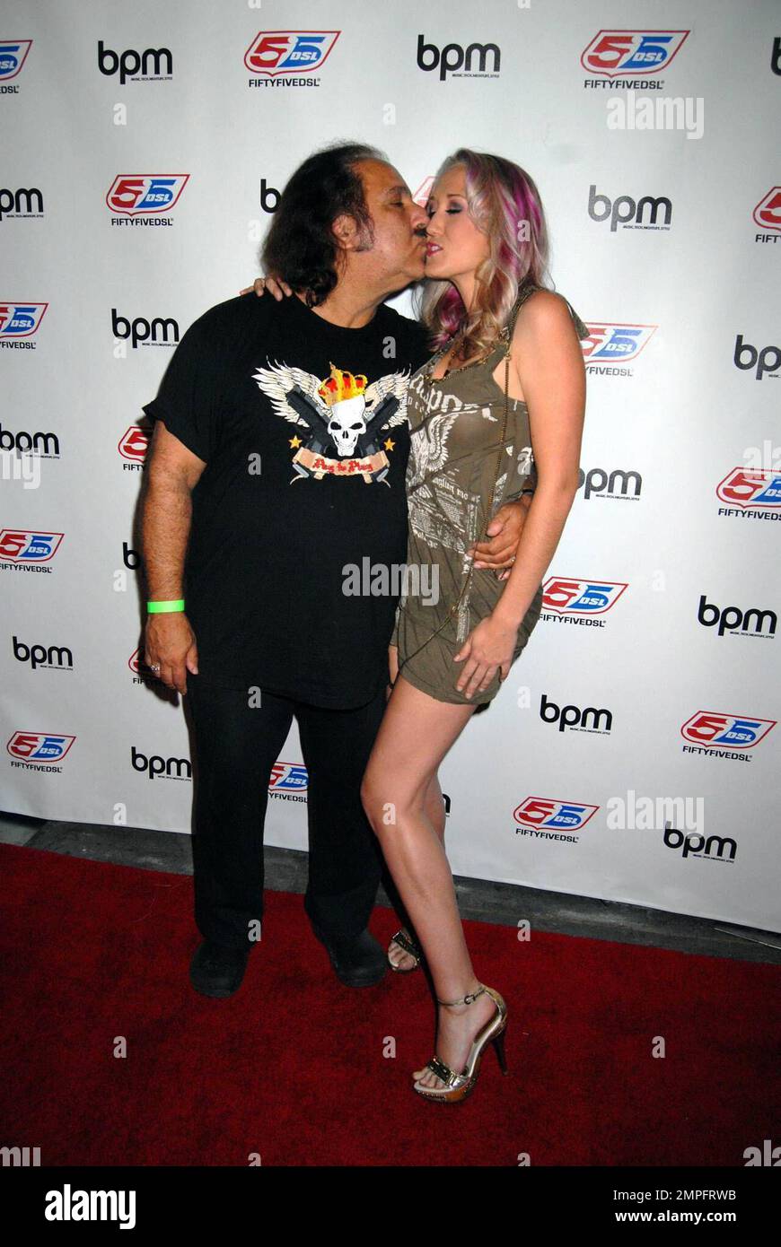 Ron Jeremy and Alana Evans attend the BPM Magazine 12th Anniversary party at the Avalon picture image