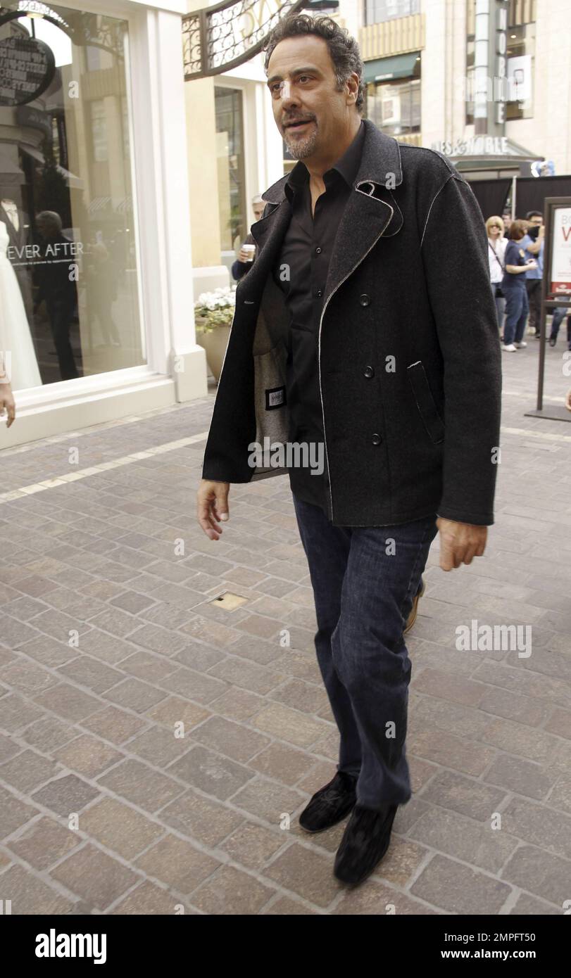 Comedic actor Brad Garrett makes an appearance at the Grove shopping
