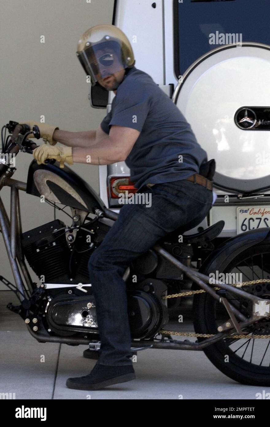 Brad pitt sale riding a motorcycle