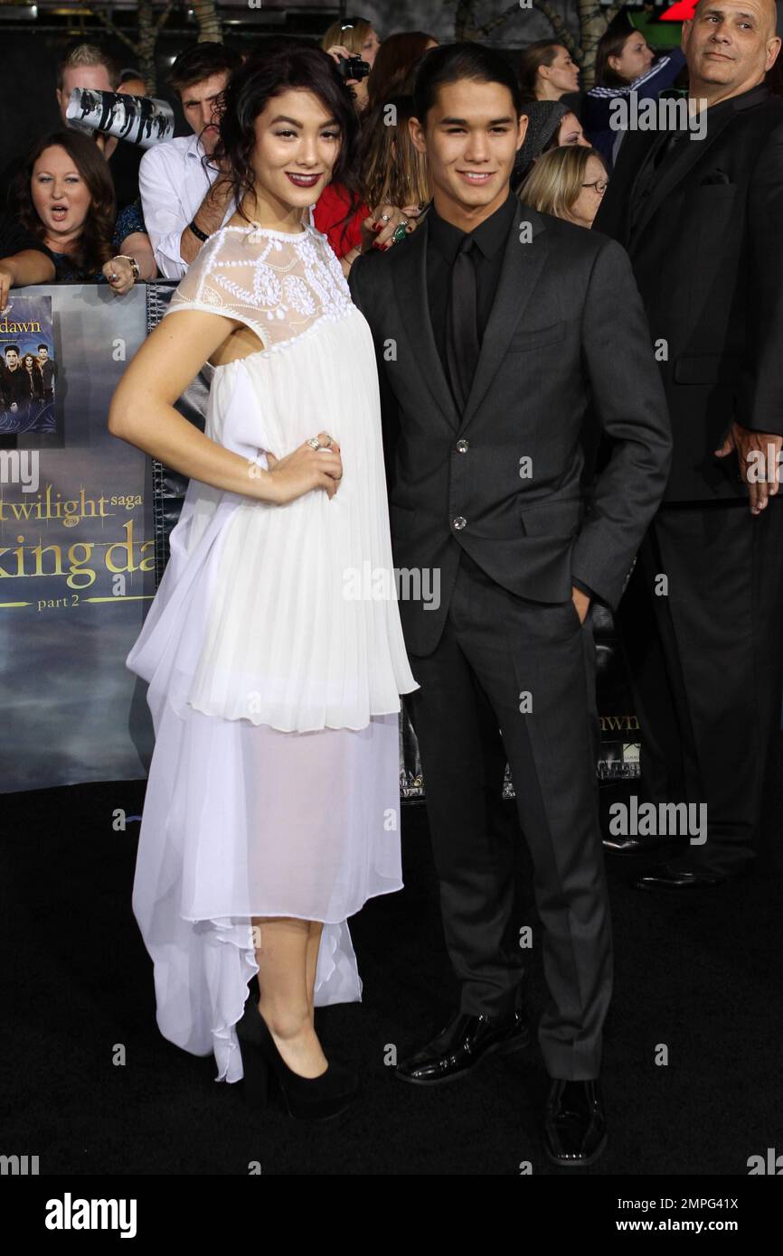 Fivel Stewart and Boo Boo Stewart at the world premiere of 