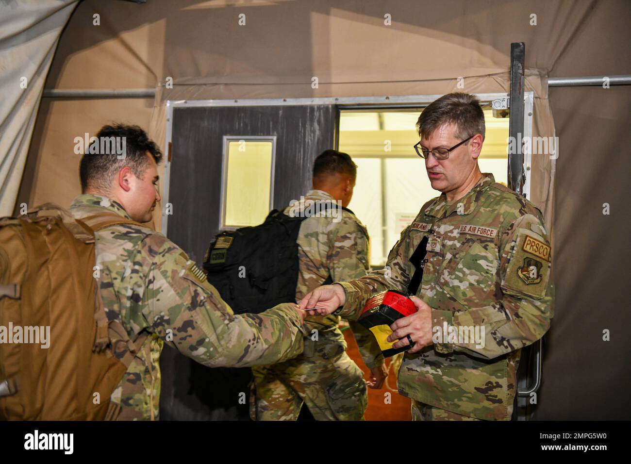 379th Inprocessing Checklist U.S. Air Force Senior Master Sgt. James Highland, 379th Expeditionary ...