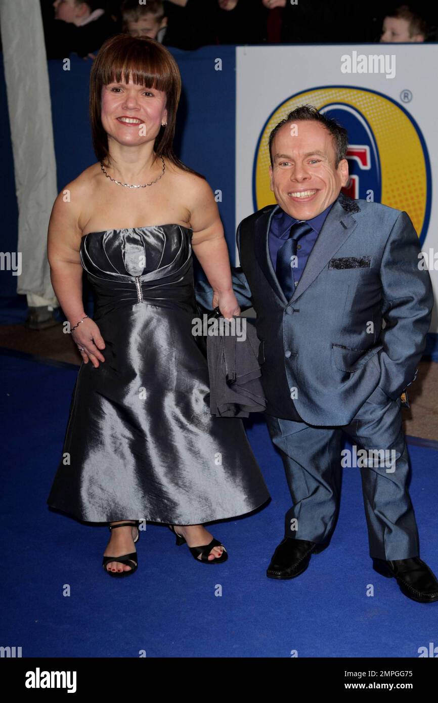 Warwick Davis and wife Samantha arrive at the British Comedy Awards