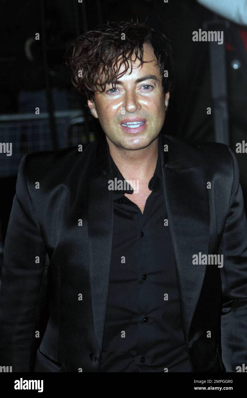 Julian MacDonald at the British Fashion Awards held at The Savoy Theatre in London, UK. 12/7/10. Stock Photo