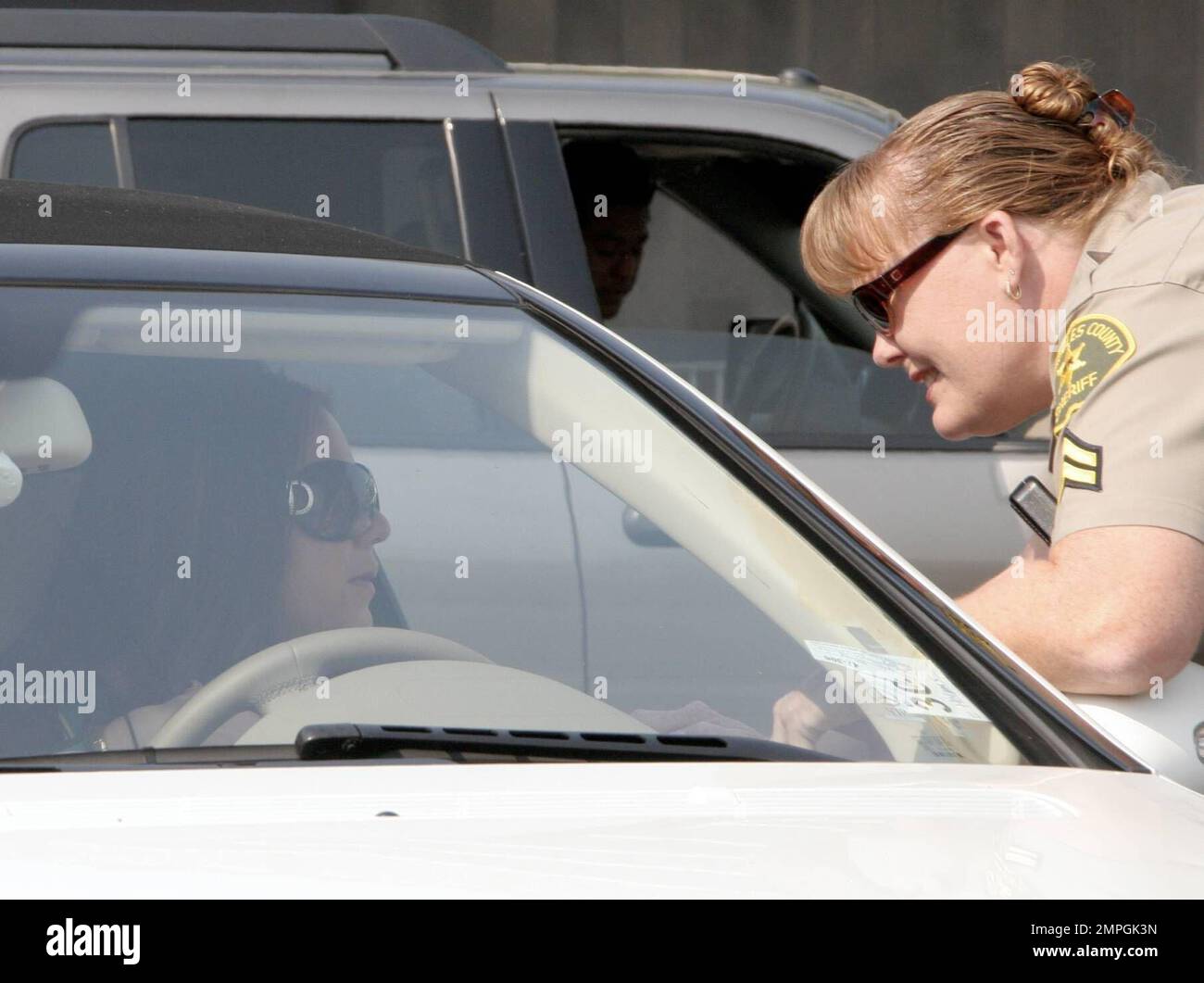 Britney Spears arrives in court today for a hearing in the custody