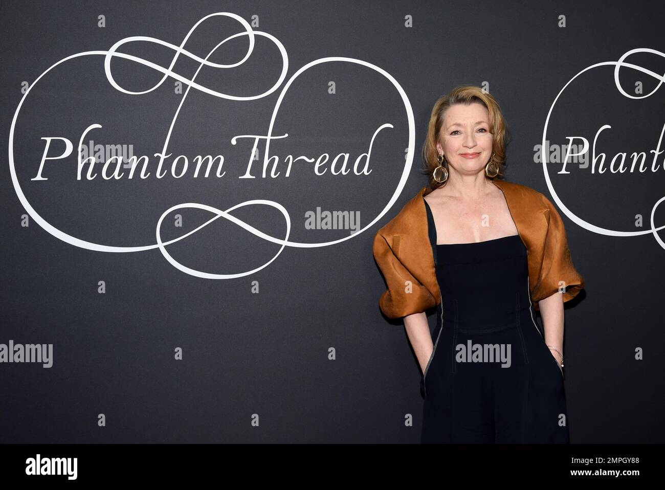 Actress Lesley Manville attends the premiere party for "Phantom Thread ...