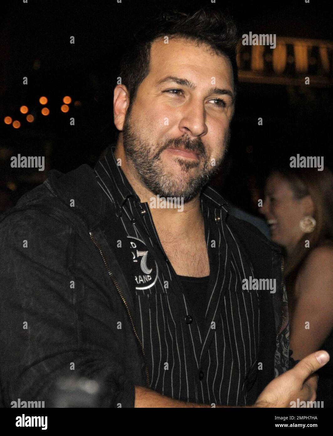 Joey Fatone at Crown Bar for Brittny Gastineau's birthday party in ...