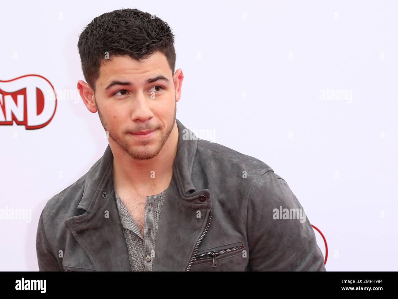 Nick Jonas arrives at the LA Premiere of "Ferdinand" at the 20th ...