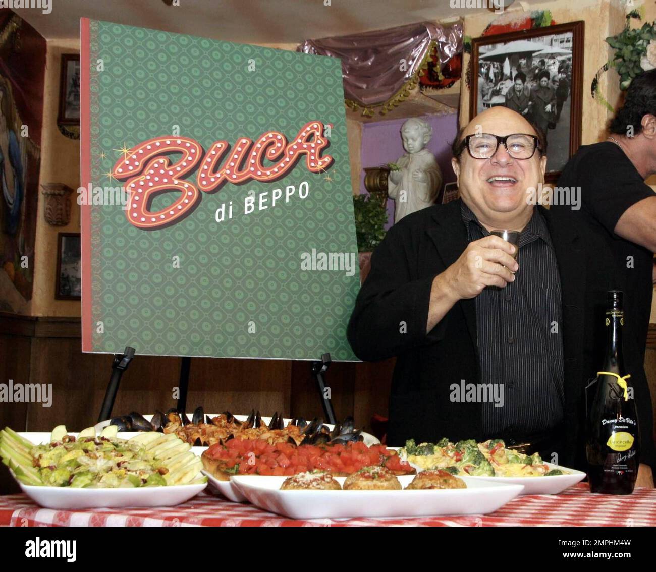 Danny DeVito attends an event celebrating Planet Hollywood's purchase