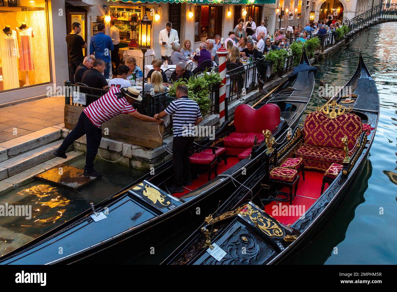 Afloat in Venice from Gondola to luxury yacht Stock Photo Alamy
