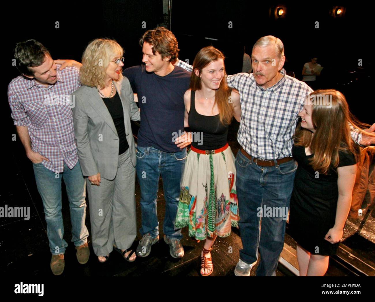 EXCLUSIVE!! Andrew Grusetskie, Blythe Danner, Jonathan Groff, Betty