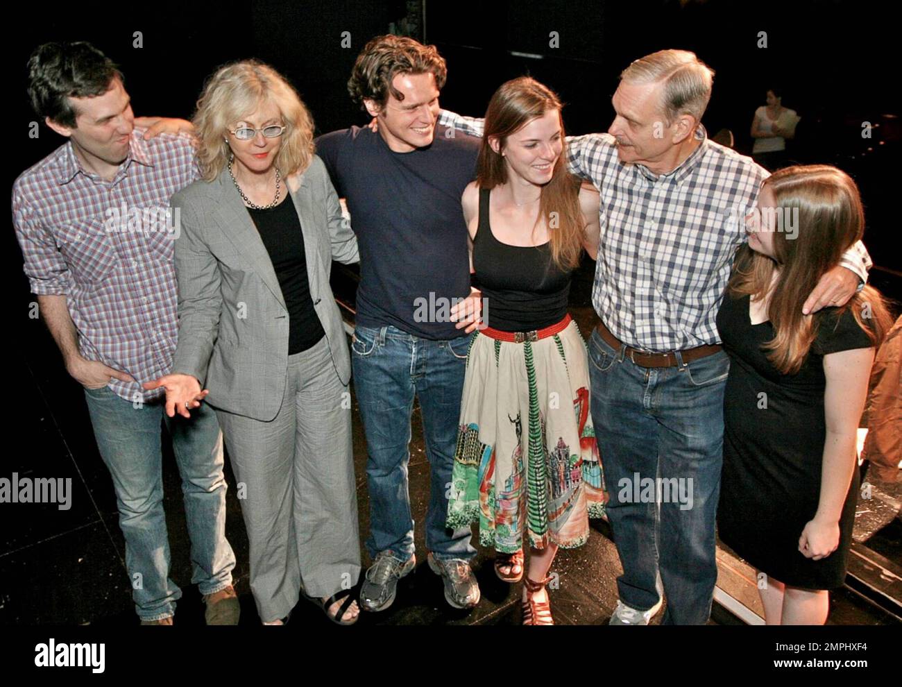 EXCLUSIVE!! Andrew Grusetskie, Blythe Danner, Jonathan Groff, Betty