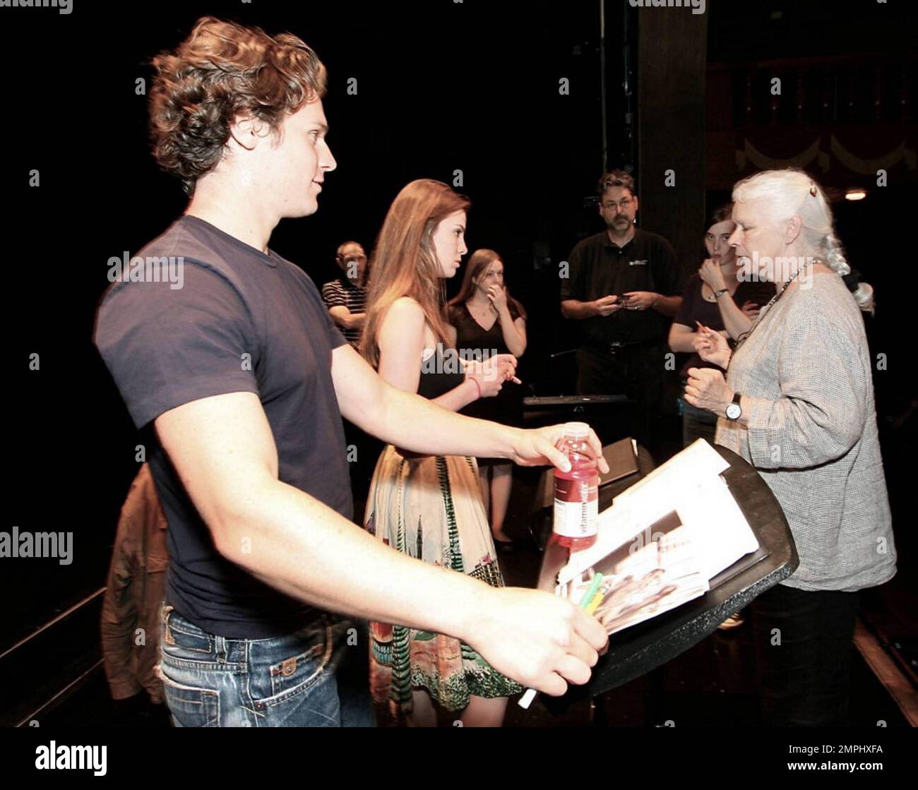 EXCLUSIVE!! "Glee" actor Jonathan Groff, actress Betty Gilpin and Anne