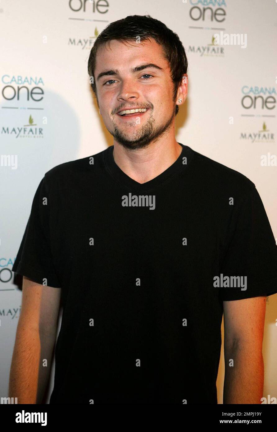 Actor Robert Iler appears on the red carpet for the grand opening of Cabana One Pool Club and Lounge at the Mayfair Hotel in Miami, FL. 10/3/08. Stock Photo