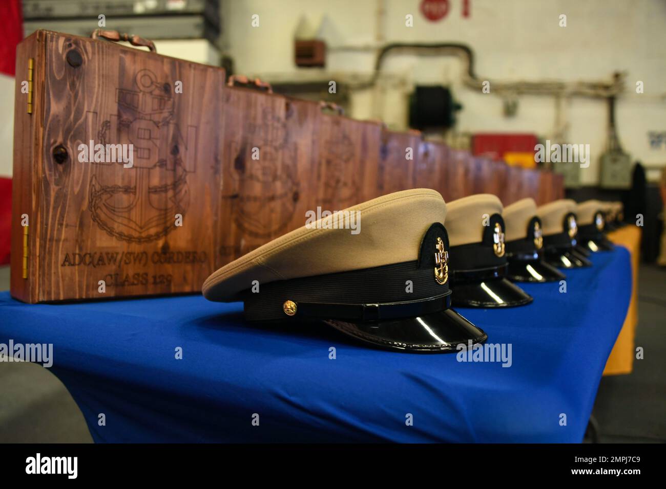 SASEBO, Japan (Oct. 24, 2022) Chief petty officer combination covers