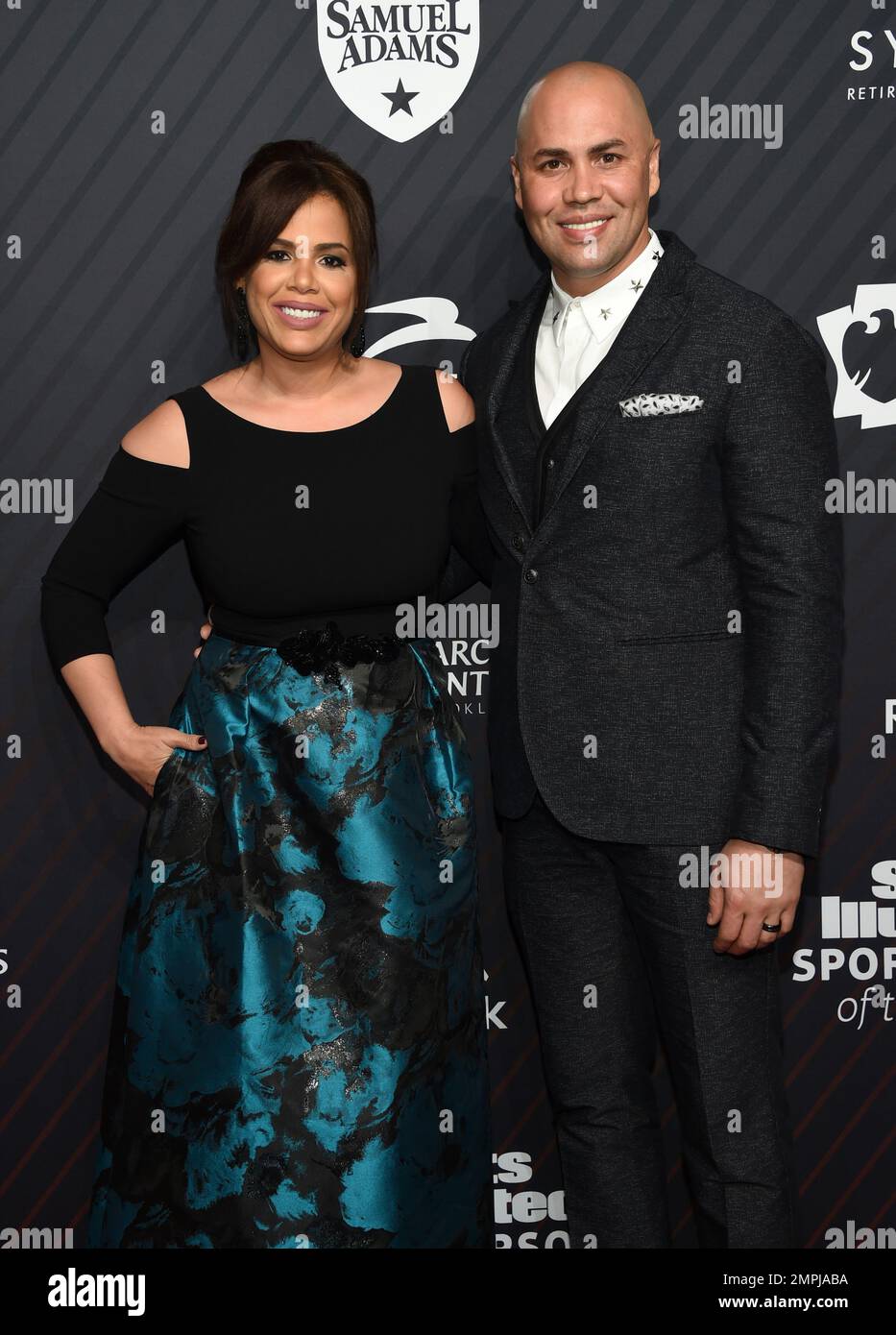 Professional baseball player Carlos Beltran and wife Jessica Lugo