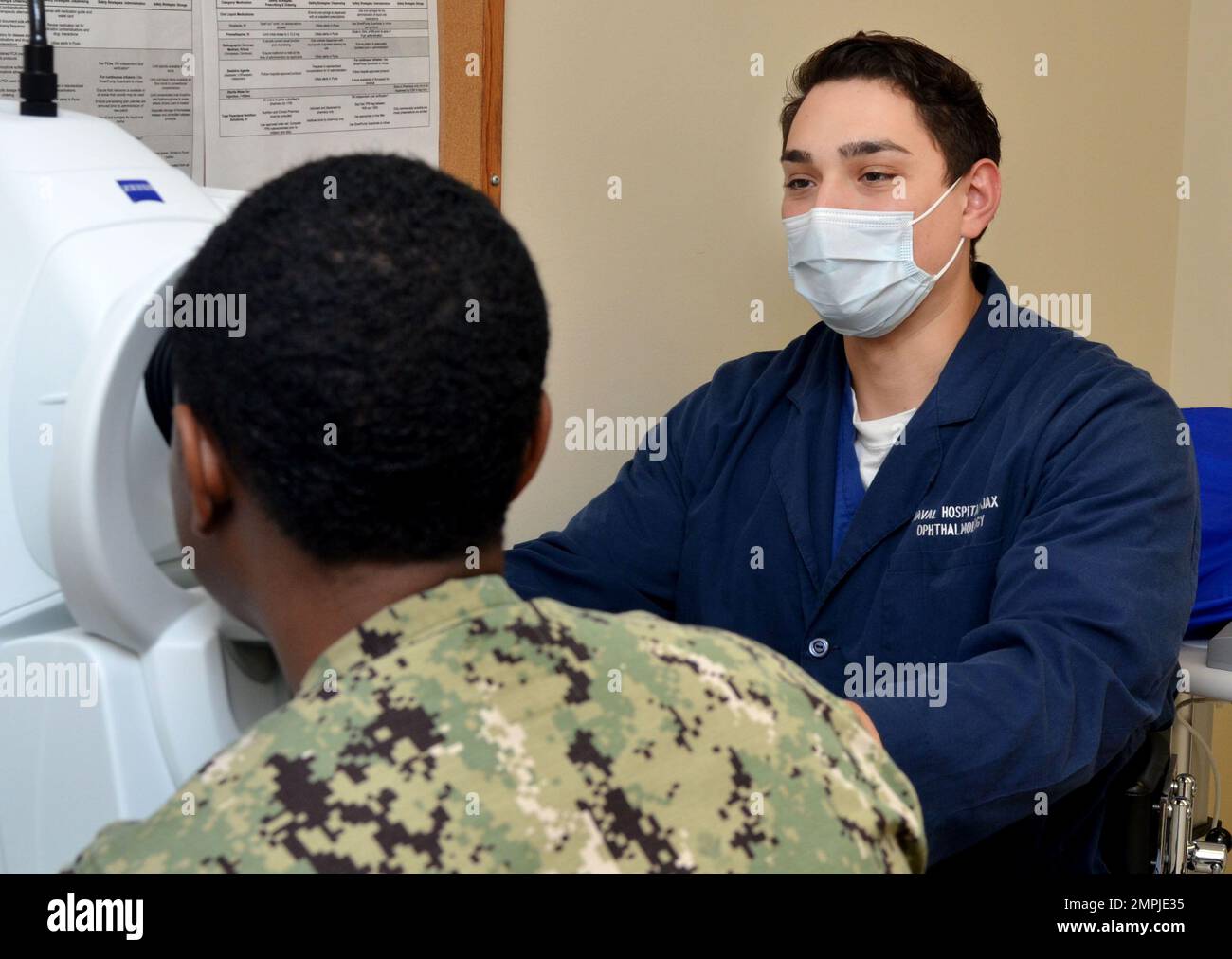 JACKSONVILLE, Fla. (Oct. 26, 2022) Hospitalman Yanas, an eye