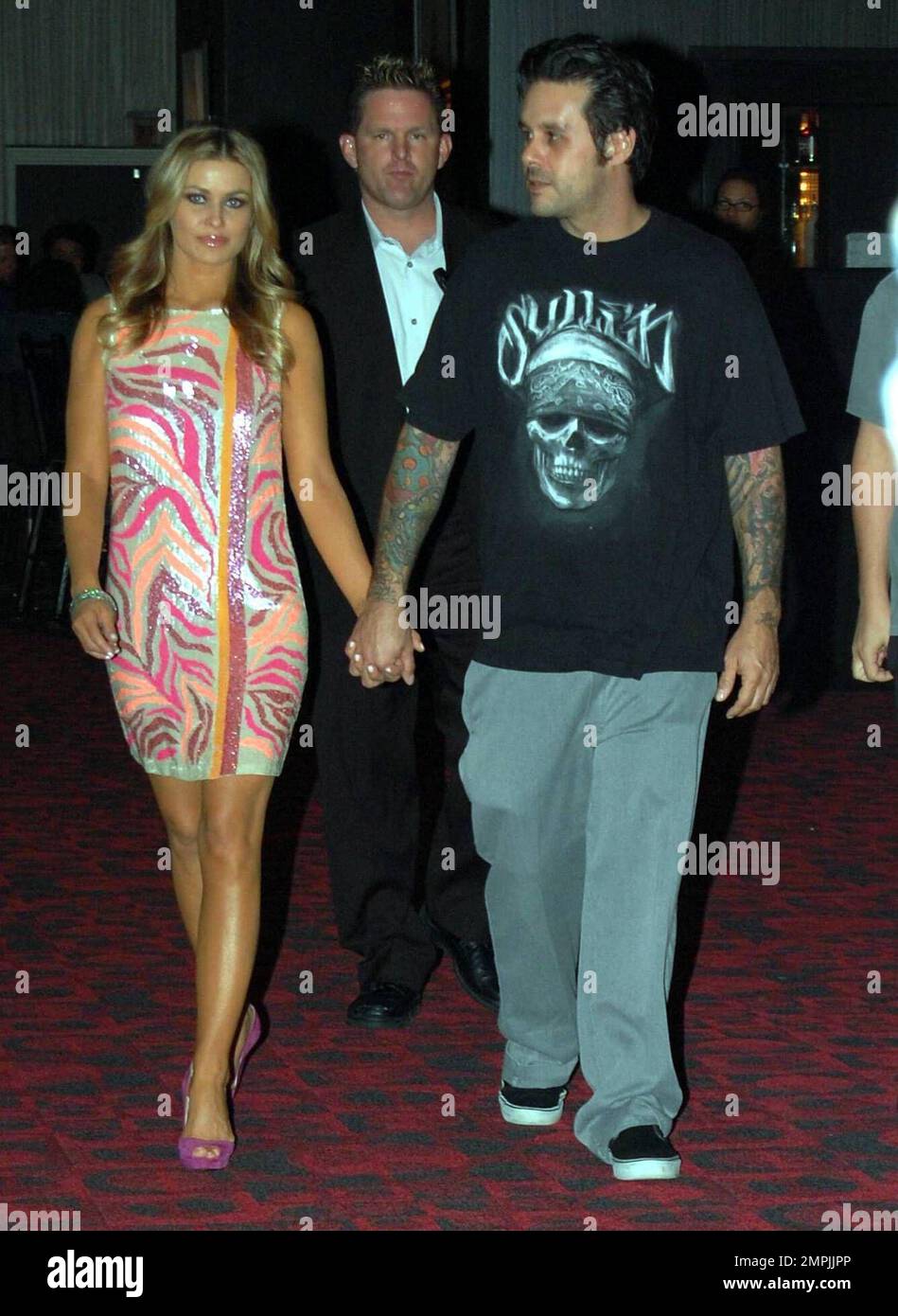 Former 'Baywatch' babe and star of the upcoming film 'Disaster Movie,' Carmen Electra hosts an evening at Prive Nightclub in Las Vegas, NV7/12/08. Stock Photo