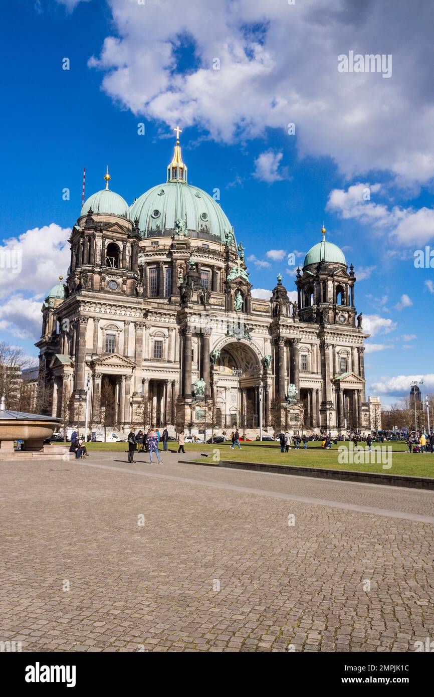 Berlin Cathedral (Berliner Dom )  temple of the Evangelical Church, neo-baroque style , S. XIX , Berlin, Germany, europe Stock Photo