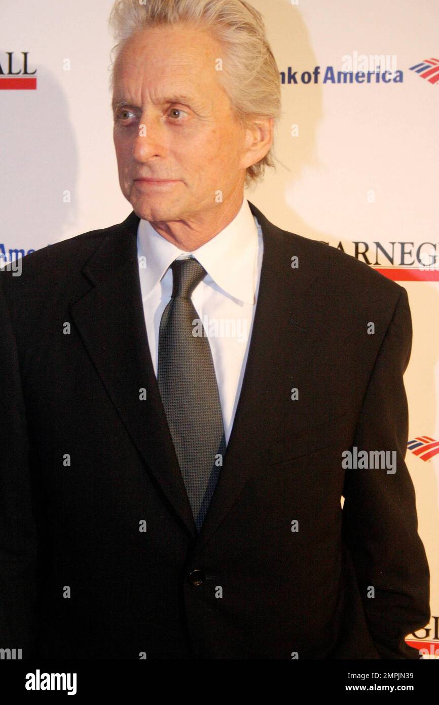 Michael Douglas poses for photographers 120th Anniversary of Carnegie ...