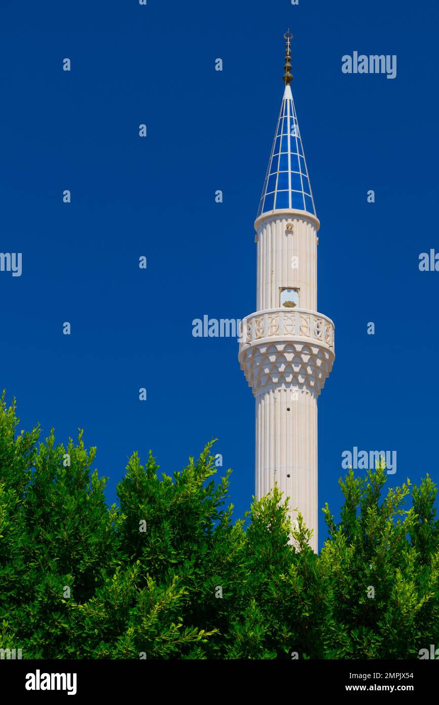 Akyarlar mosque taken with polarizing filter Stock Photo