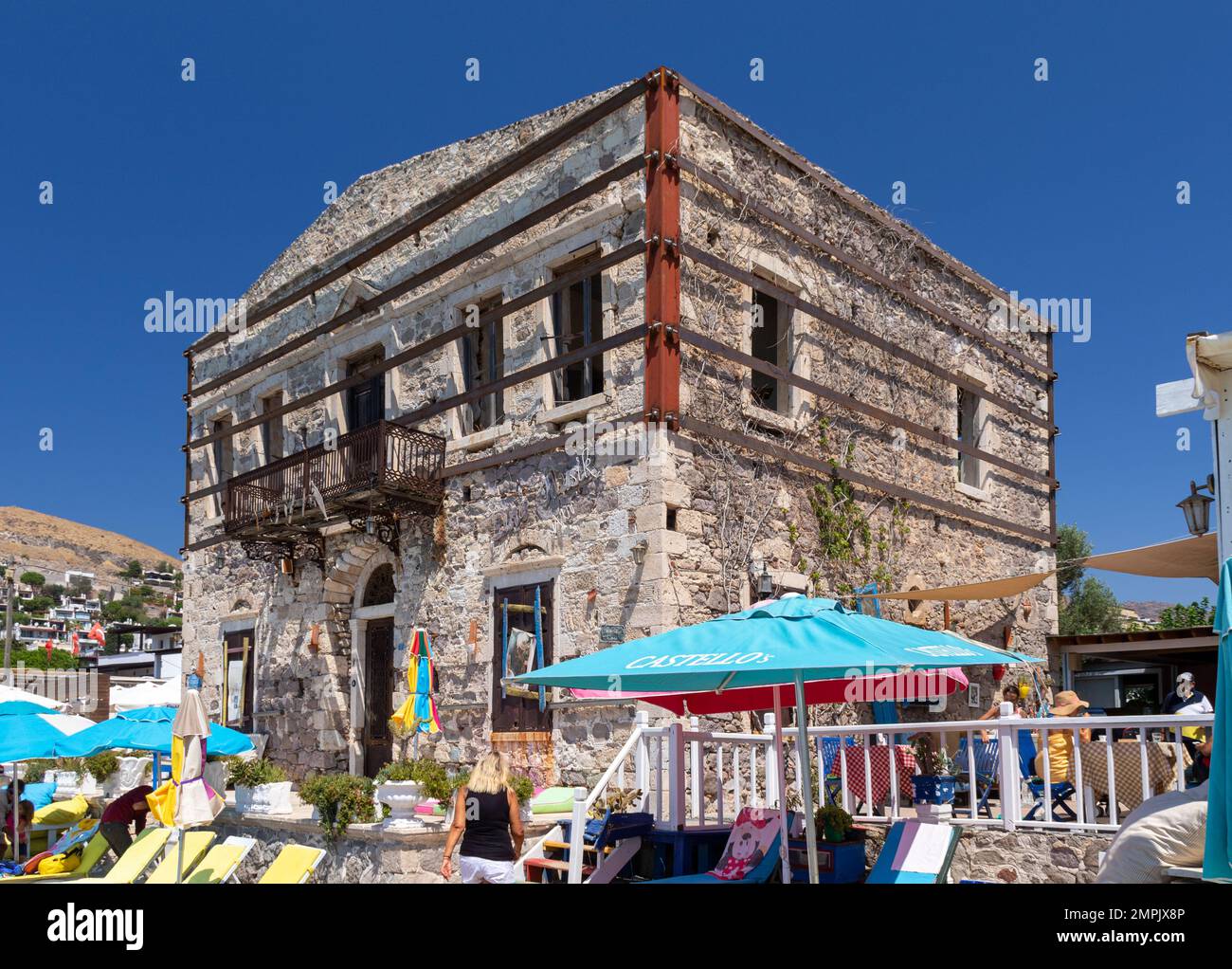 old stone building in Akyarlar Stock Photo