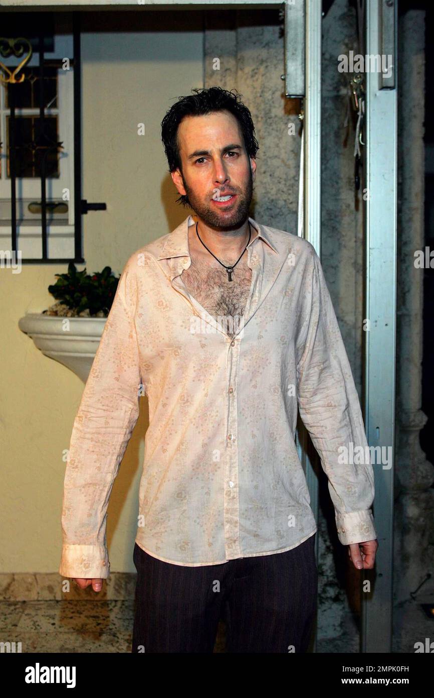 Adam Gaynor arrives at the Grand Opening of Casa Casurina as a private membership club in Miami, Florida 10/15/05 Stock Photo