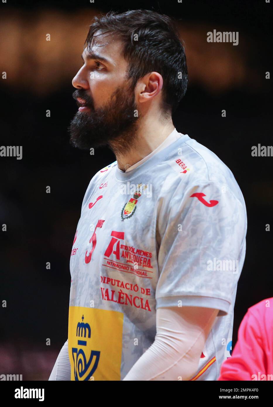Jorge Maqueda Peno of Spain during the IHF Men's World Championship 2023, Placement matches 3-4, Handball match between Sweden and Spain on January 29, 2023 at Tele2 Arena in Stockholm, Sweden - Photo: Laurent Lairys/DPPI/LiveMedia Stock Photo