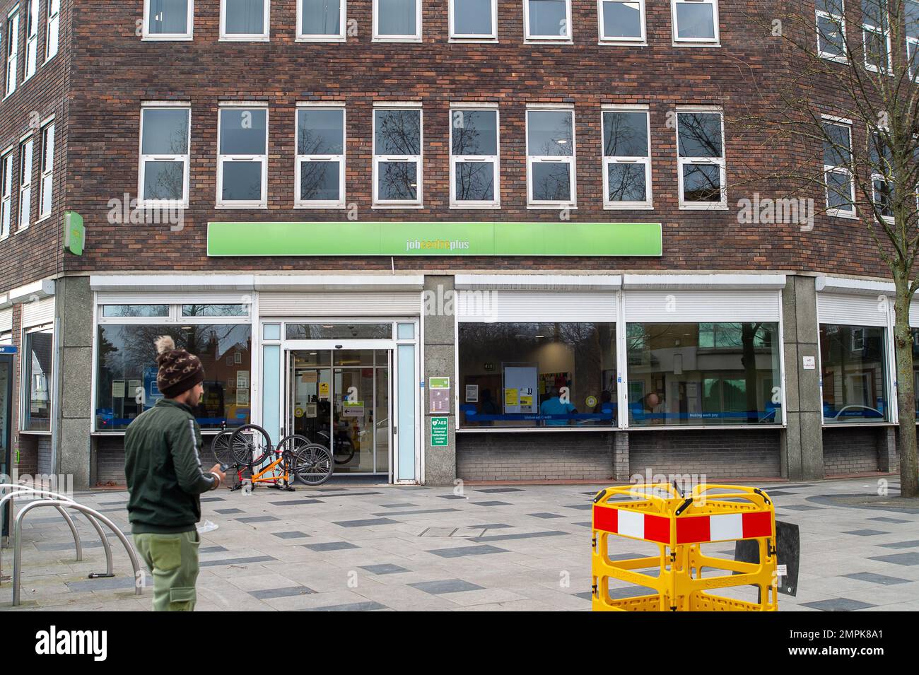 Slough, Berkshire, UK. 31st January, 2023. The Job Centre Plus in