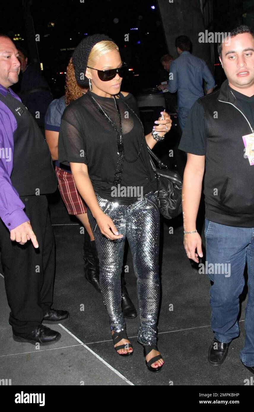 Christina Milian attends Britney Spears' concert at the Staples Center