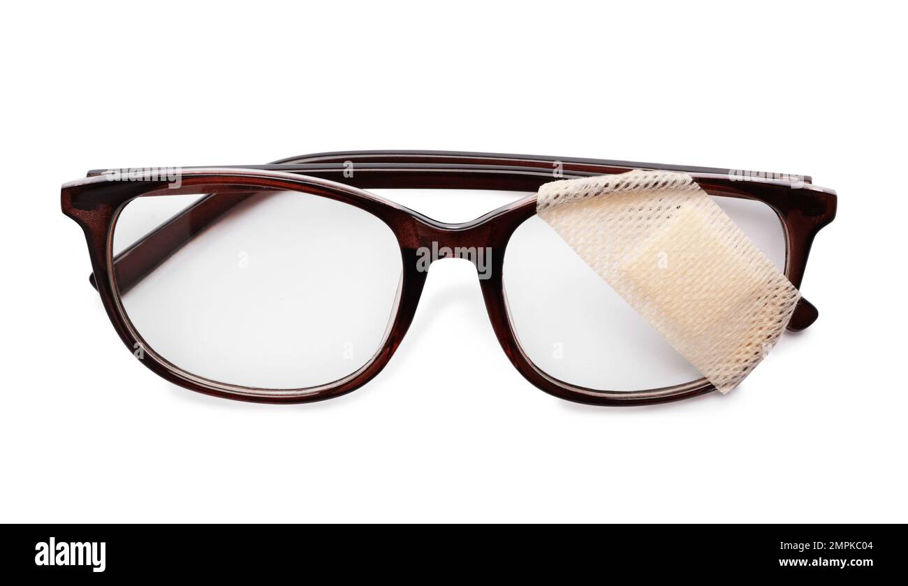 Tape on glasses Cut Out Stock Images & Pictures - Alamy