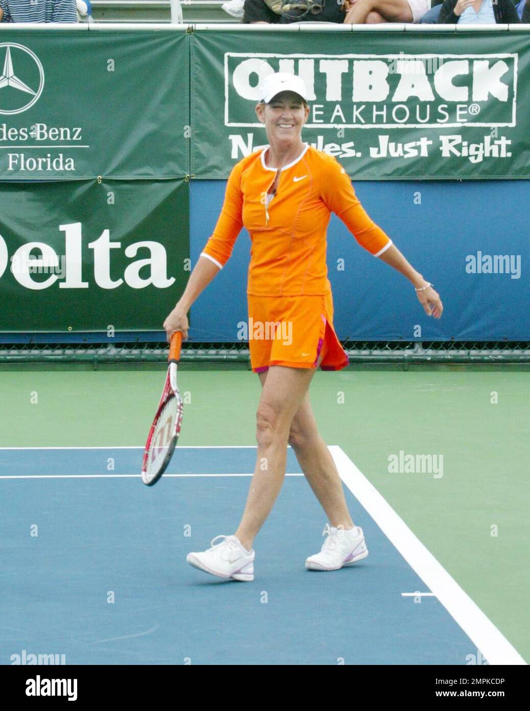 Chris Evert/Raymond James Pro-Celebrity Tennis event, Delray Beach, Fl. 11/04/06 Stock Photo