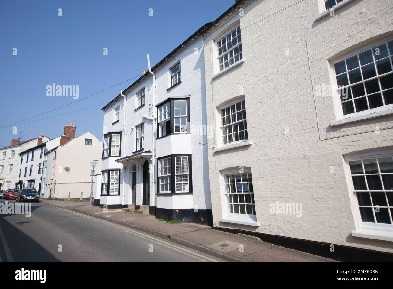Views of Ross-on-Wye in Herefordshire in the UK Stock Photo