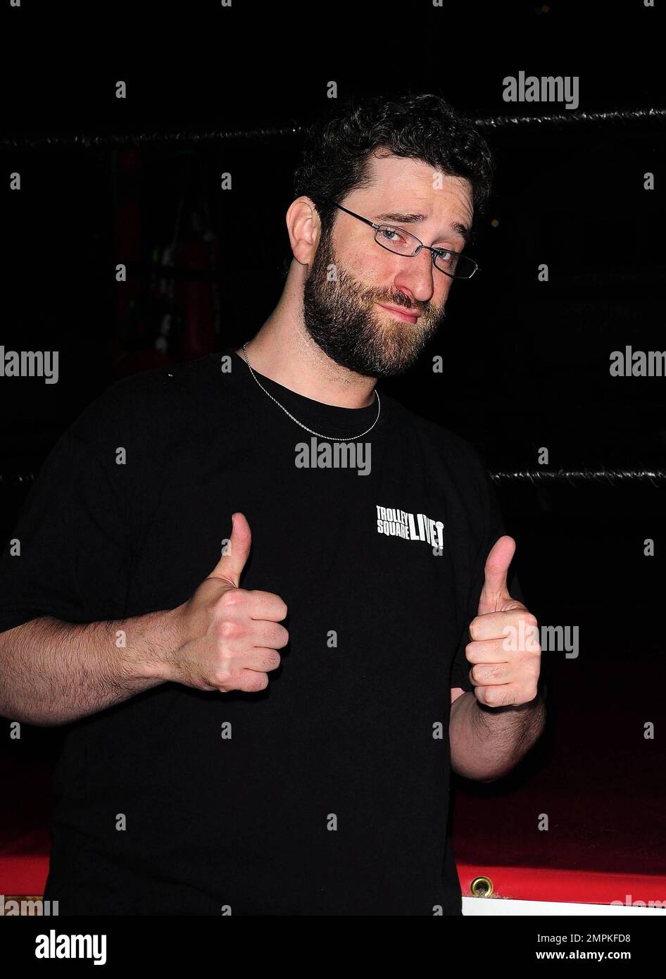 Dustin "Screech" Diamond at a celebrity boxing match featuring Michael