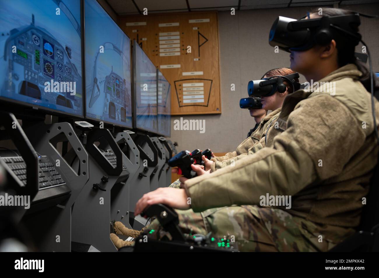 Oklahoma State University Reserve Officer Training Corps (ROTC) cadets tour Vance Air Force Base