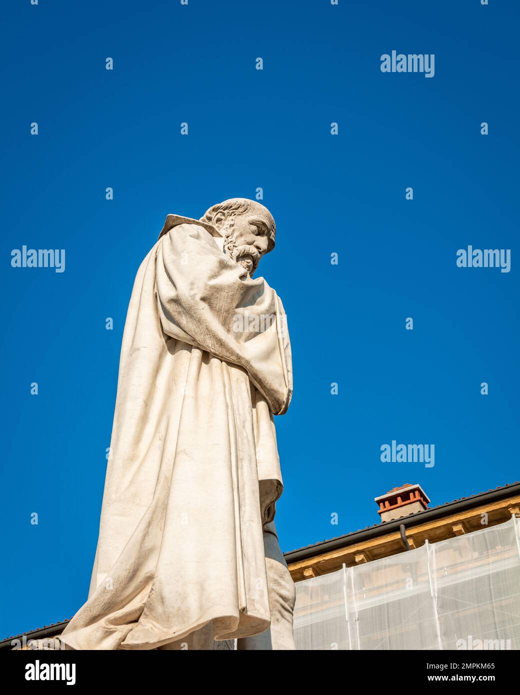 marble statue by the famous Venetian architect and Ubanist Michele Sanmicheli (1484-1559) - Verona, Veneto province, northern Italy Stock Photo
